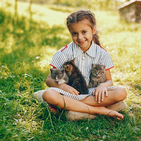 Relação entre crianças e animais de estimação: Benefícios