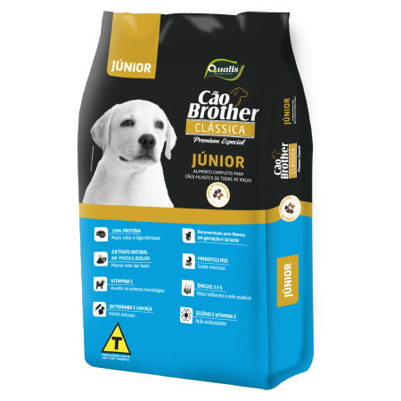 Cão Brother Clássica Júnior Sem Corantes