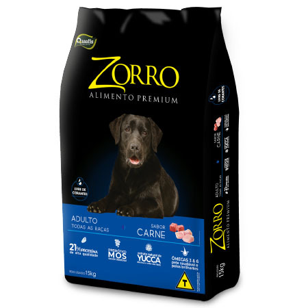 Zorro Premium Cão Adulto Todas as Raças 