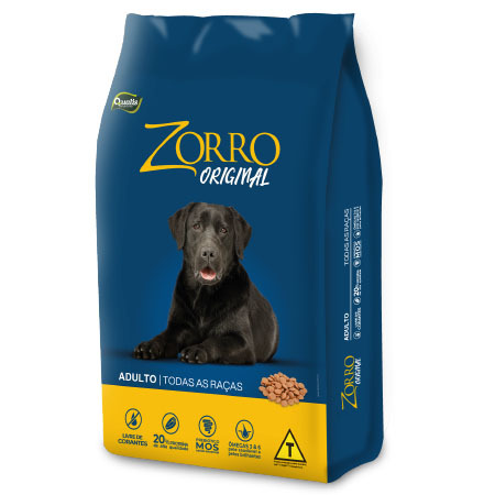 Zorro Original Cão Adulto Todas as Raças